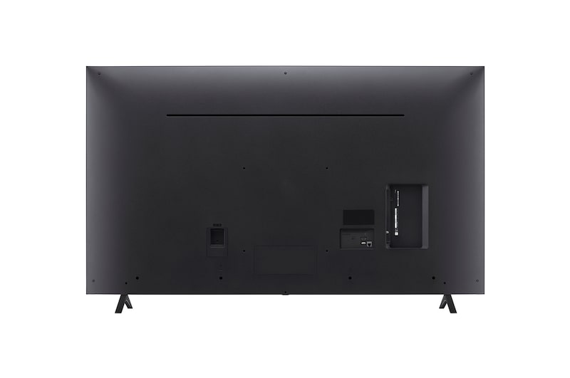 Rear view of LG NanoCell TV, NANO80