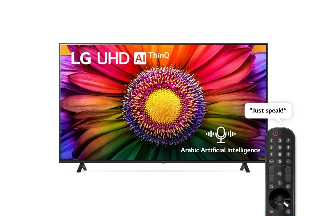 LG UHD 4K Smart TV, 75 inch, WebOS , Magic Remote,  HDR10 Pro, 4K Upscaling, AI Sound Pro (5.1.2ch), UR80 series., 75UR80006LJ