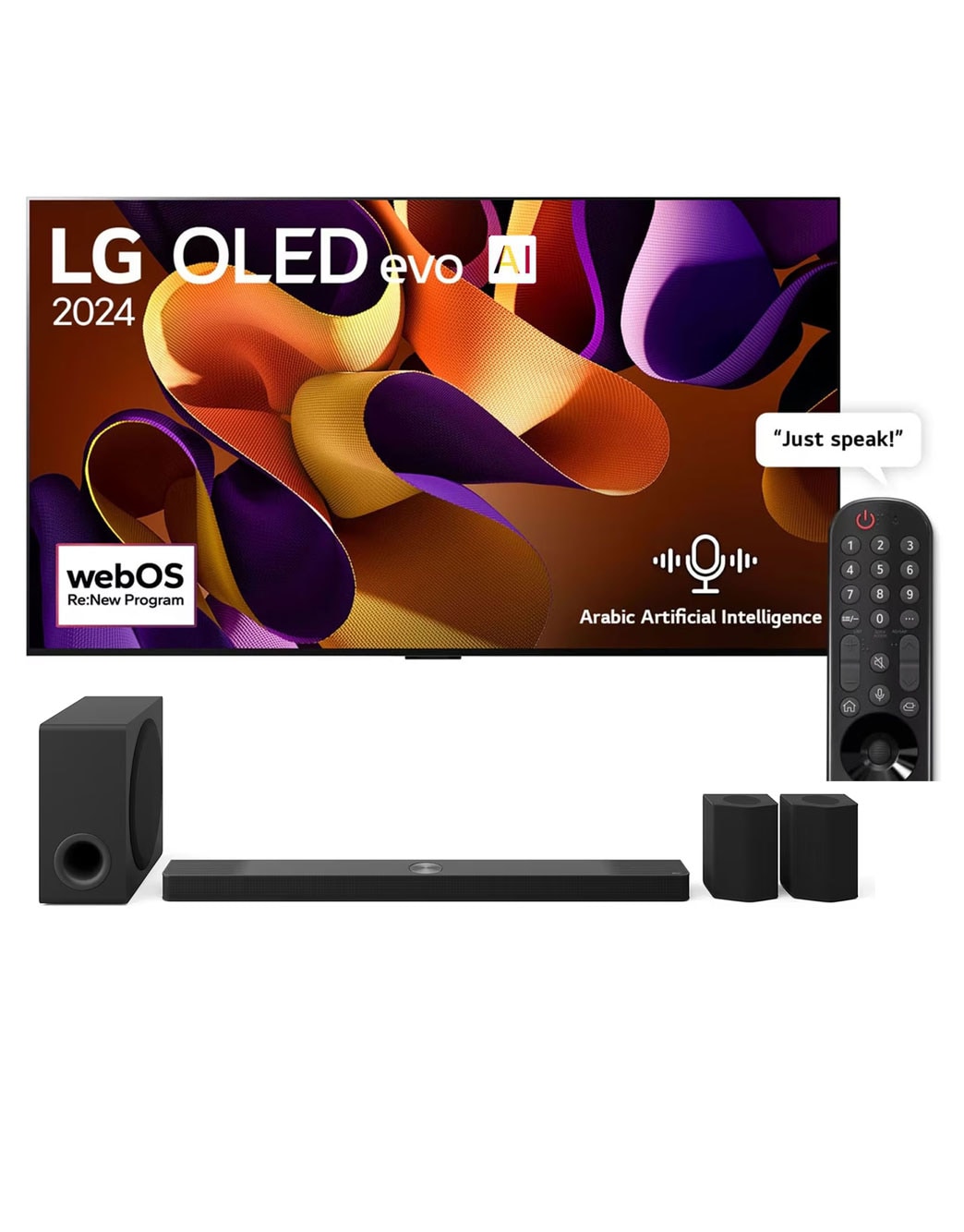 77 Inch LG OLED evo AI G4 4K Smart TV AI Magic remote Dolby Vision ...