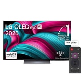 55 inch LG OLED evo AI C5 4K 144Hz Smart TV AI Magic remote webOS25 2025 