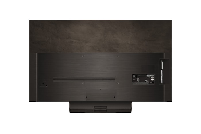 Rear view of LG OLED evo TV