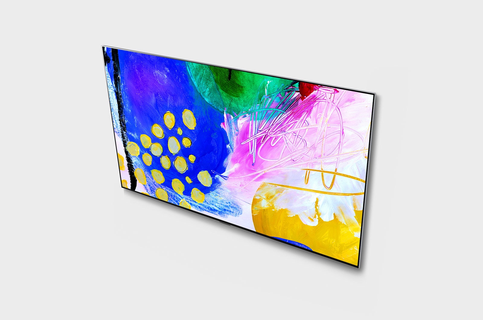 LG 4K OLED Smart TV 65 inch Series G2 with gallery design, a9 Gen5 4K Processor, G-Sync & FreeSync for gaming. 1ms response time., OLED65G26LA