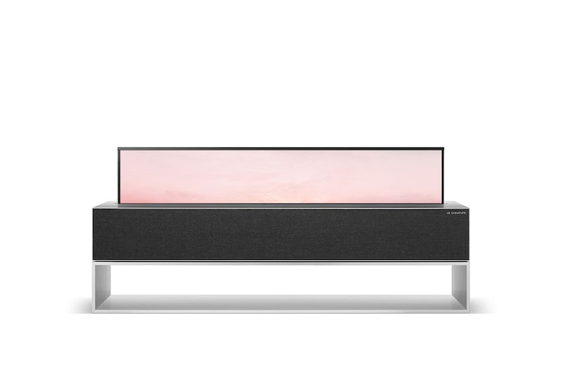 LG 65” 4K Rollable OLED TV with ThinQ AI, OLED65R1PVA