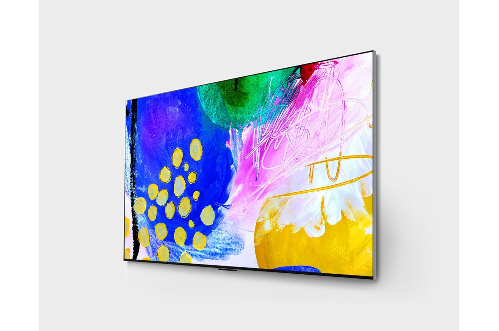 LG 4K OLED Smart TV 77 inch Series G2 with gallery design, a9 Gen5 4K Processor, G-Sync & FreeSync for gaming. 1ms response time., OLED77G26LA