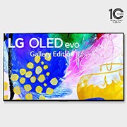 LG 4K OLED Smart TV 77 inch Series G2 with gallery design, a9 Gen5 4K Processor, G-Sync & FreeSync for gaming. 1ms response time., OLED77G26LA