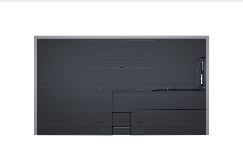Rear view of LG OLED evo TV, OLED G4