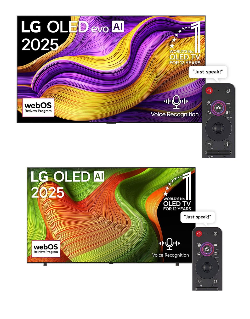 97 inch LG OLED evo AI G5 4K 120Hz Smart TV AI Magic remote webOS25 ...