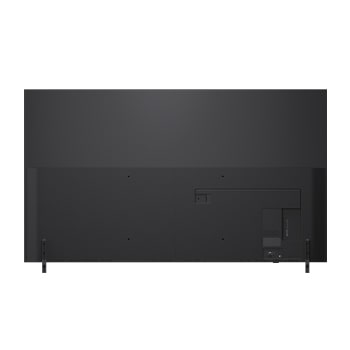 Rear view of LG QNED82 TV
