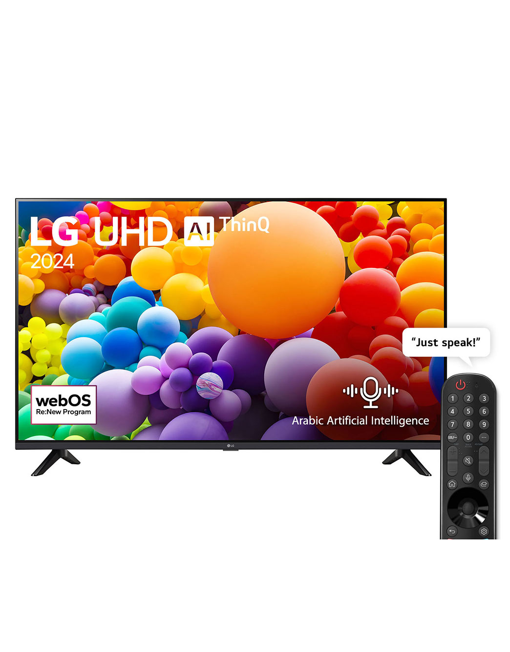 50 Inch LG UHD UT73 4K Smart TV AI Magic remote HDR10 webOS24 2024