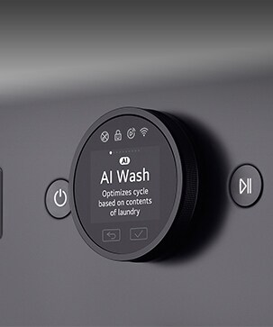 It shows the panel image of the washing machine
