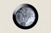 The washing motion of scrubbing