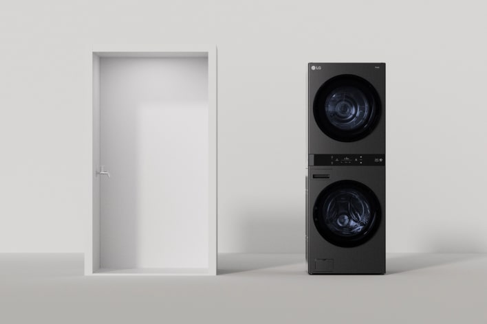 A video showing how to install a washtower when the faucet is on the left