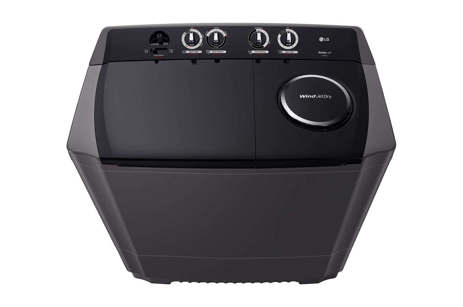 LG 12kg | Twin Tub | Roller Jet Pulsator | Wind Dry, WTT1210OM1