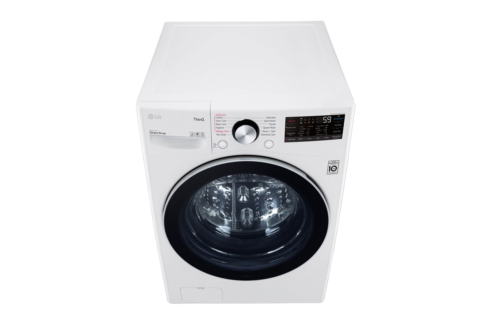LG 13 kg Washer ,  Front Load washing Machine with AI DD™ (Intelligent Care with 18% More Fabric Protection) ,White color, ThinQ™ (Wi-Fi), \t\t\t \t\t\t, WF1310WHT