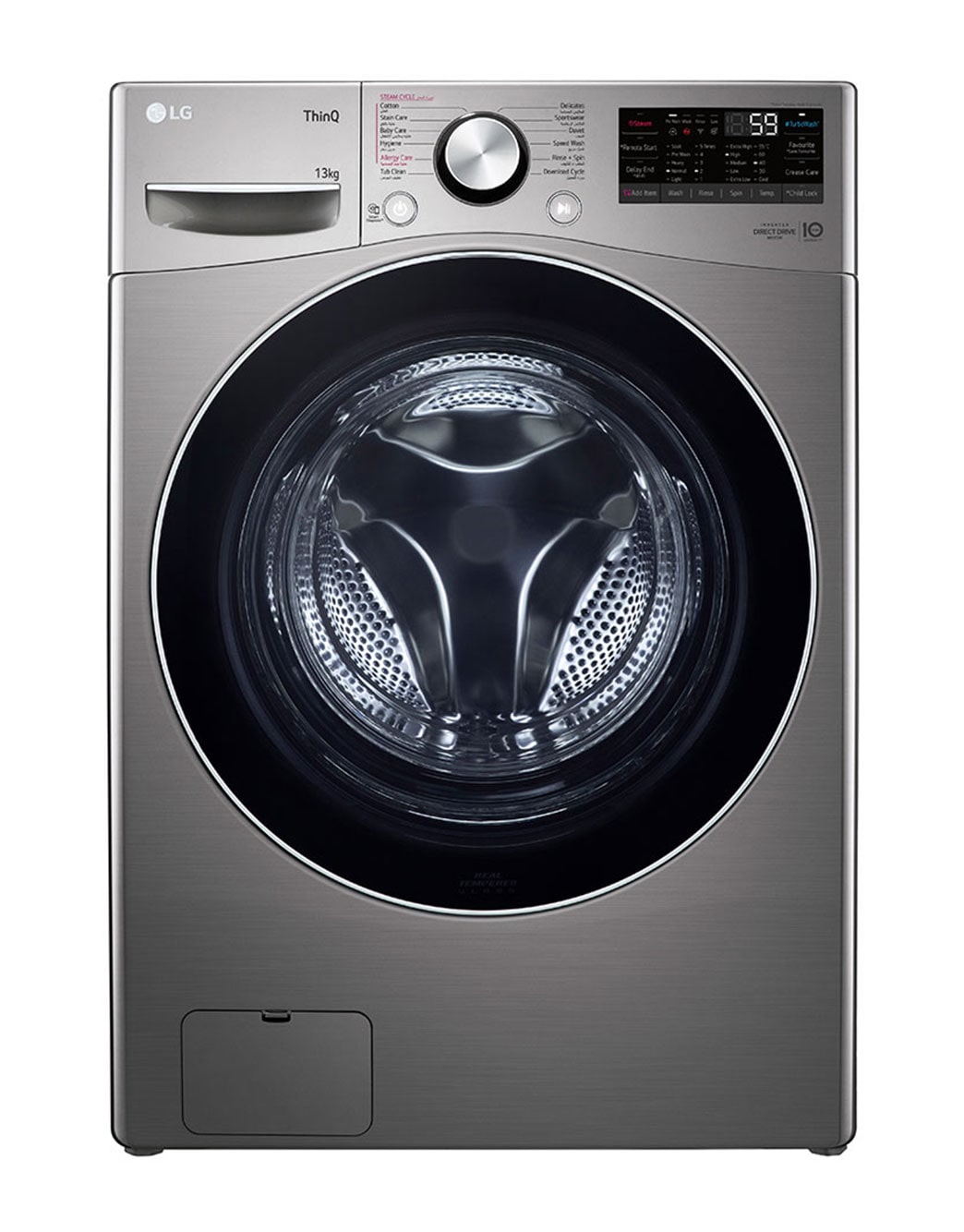 13 kg Washer , Front Load washing Machine with AI DD™ (Intelligent Care