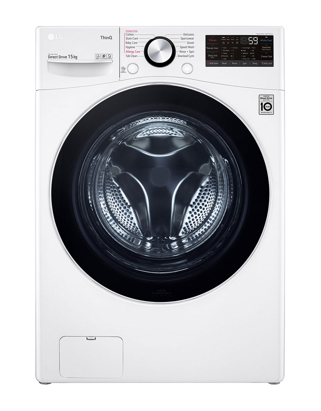 15 KG Washing Machine with AI DD™ - WF1510WHT | LG SA_EN