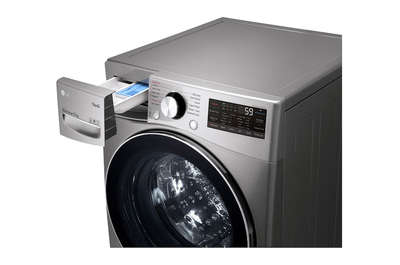 LG 15 kg Front load | Bigger capacity in same size | SmartThinQ™ , WF1510XMT