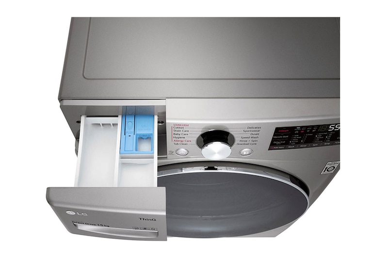 LG 15 kg Front load | Bigger capacity in same size | SmartThinQ™ , WF1510XMT