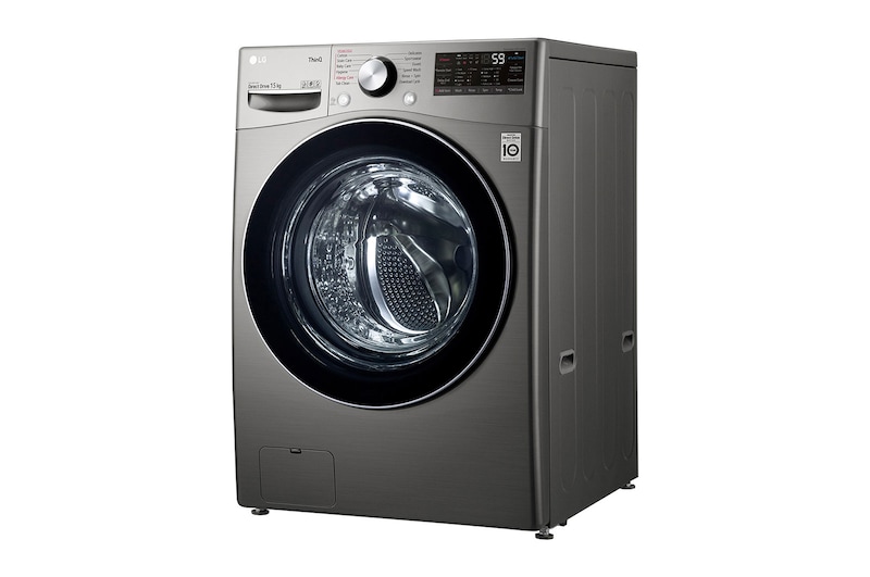 LG 15 kg Front load | Bigger capacity in same size | SmartThinQ™ , WF1510XMT