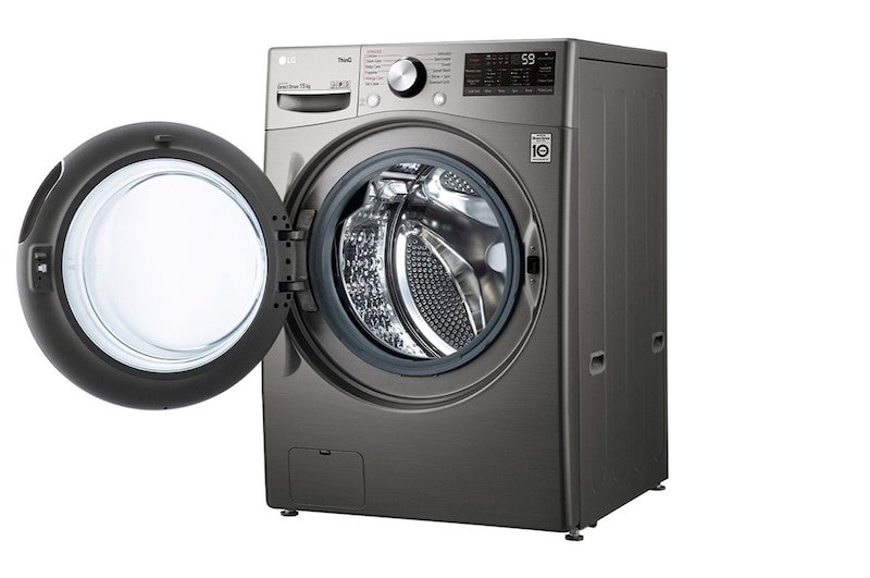 LG 15 kg Front load | Bigger capacity in same size | SmartThinQ™ , WF1510XMT