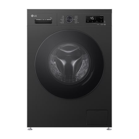 9 kg Washer | Front Load washing Machine | 6 Motion DD | Steam |ThinQ™ (Wi-Fi) | Middle Black color