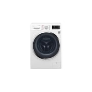 Front view of 9kg Front load washing machine , Steam , Smart ThinQ (Wi –Fi) WFS0914WH