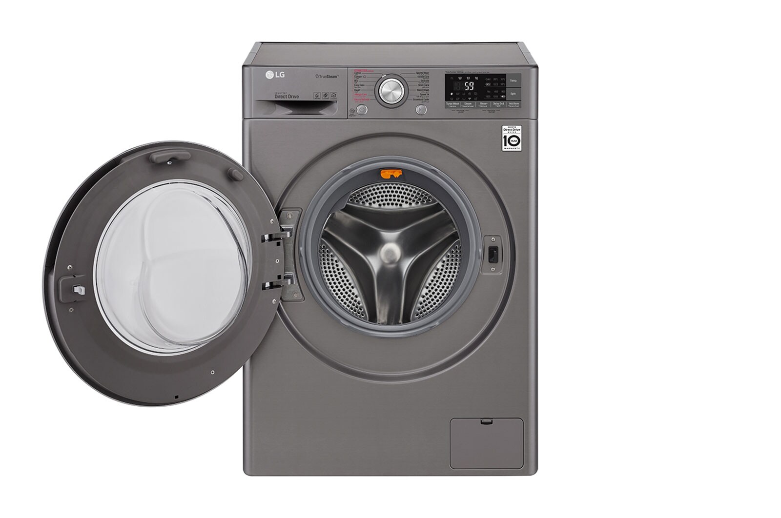 LG 9kg Front load washing machine, Steam, Smart ThinQ (Wi–Fi), WFS0914XM