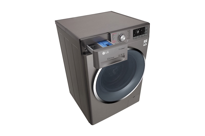 LG 9kg Front load washing machine, Steam, Smart ThinQ (Wi–Fi), WFS0914XM