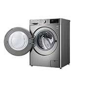 LG 8 kg Front load washing machine with AI DD™ (Intelligent Care with 18% More Fabric Protection) , VCM colour ,Bigger capacity in same size,SmartThinQ™ (Wi-Fi), Tempered Glass Door,Stainless Lifter., WFV0812XM