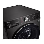 LG 12 kg Front load | Bigger capacity in same size | Tempered Glass Door , WFV1214BST1
