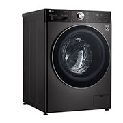 LG 12 kg Front load | Bigger capacity in same size | Tempered Glass Door , WFV1214BST1