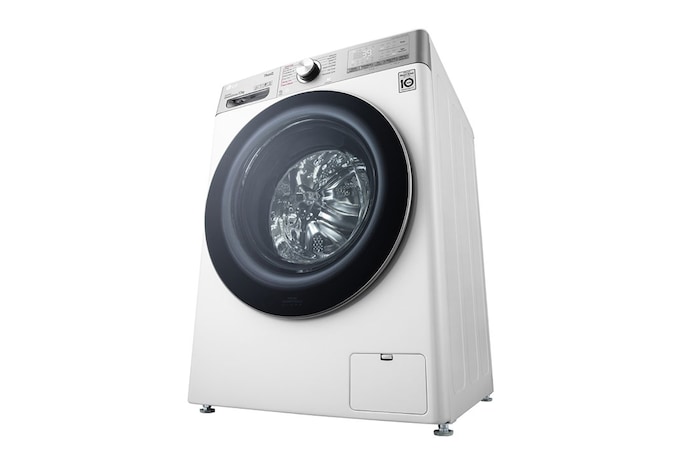 LG Capacity 12kg, Front Load, White Color, TrueSteam, 6 Motion DD, Inverter Direct Drive Motor, WFV1214WHT1