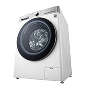 LG 12 kg Front load washing machine with AI DD™ (Intelligent Care with 18% More Fabric Protection) , White colour ,Bigger capacity in same size,SmartThinQ™ (Wi-Fi), Tempered Glass Door,Stainless Lifter., WFV1214WHT1