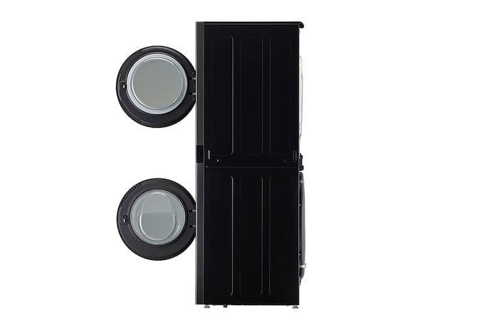 LG 13/10kg LG WashTower™ with Centre Control™, Black Steel color, WK1310BST