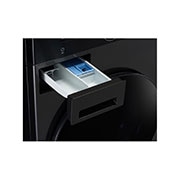 LG 13/10kg LG WashTower™ with Centre Control™, Black Steel color, WK1310BST