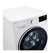 LG 13 kg Washer with 7 Kg Dryer,  Front Load washing Machine with AI DD™ (Intelligent Care with 18% More Fabric Protection) ,White color,ThinQ™ (Wi-Fi), WS1308WHT