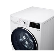 LG 13 kg Washer with 7 Kg Dryer,  Front Load washing Machine with AI DD™ (Intelligent Care with 18% More Fabric Protection) ,White color,ThinQ™ (Wi-Fi), WS1308WHT