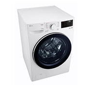 LG 13 kg Washer with 7 Kg Dryer,  Front Load washing Machine with AI DD™ (Intelligent Care with 18% More Fabric Protection) ,White color,ThinQ™ (Wi-Fi), WS1308WHT