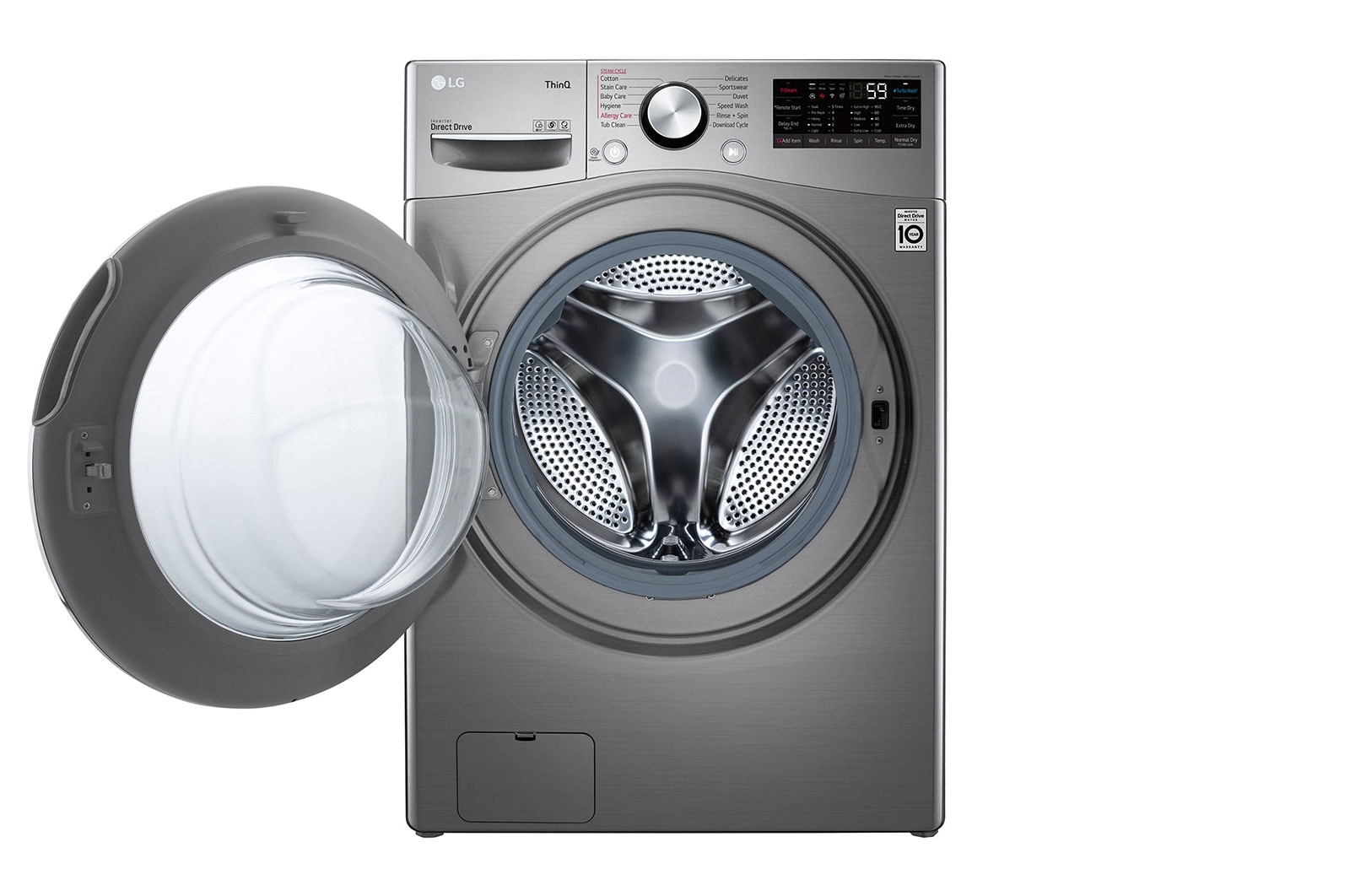LG 14 kg Washer with 8 kg Dryer Front Load washing Machine , VCM  Colour, AIDD , Washer and Dryer In One,  Turbo Wash , Steam , Add Item ,  Inverter Direct Drive, Smart Diagnosis ,ThinQ™  , WS1408XMT