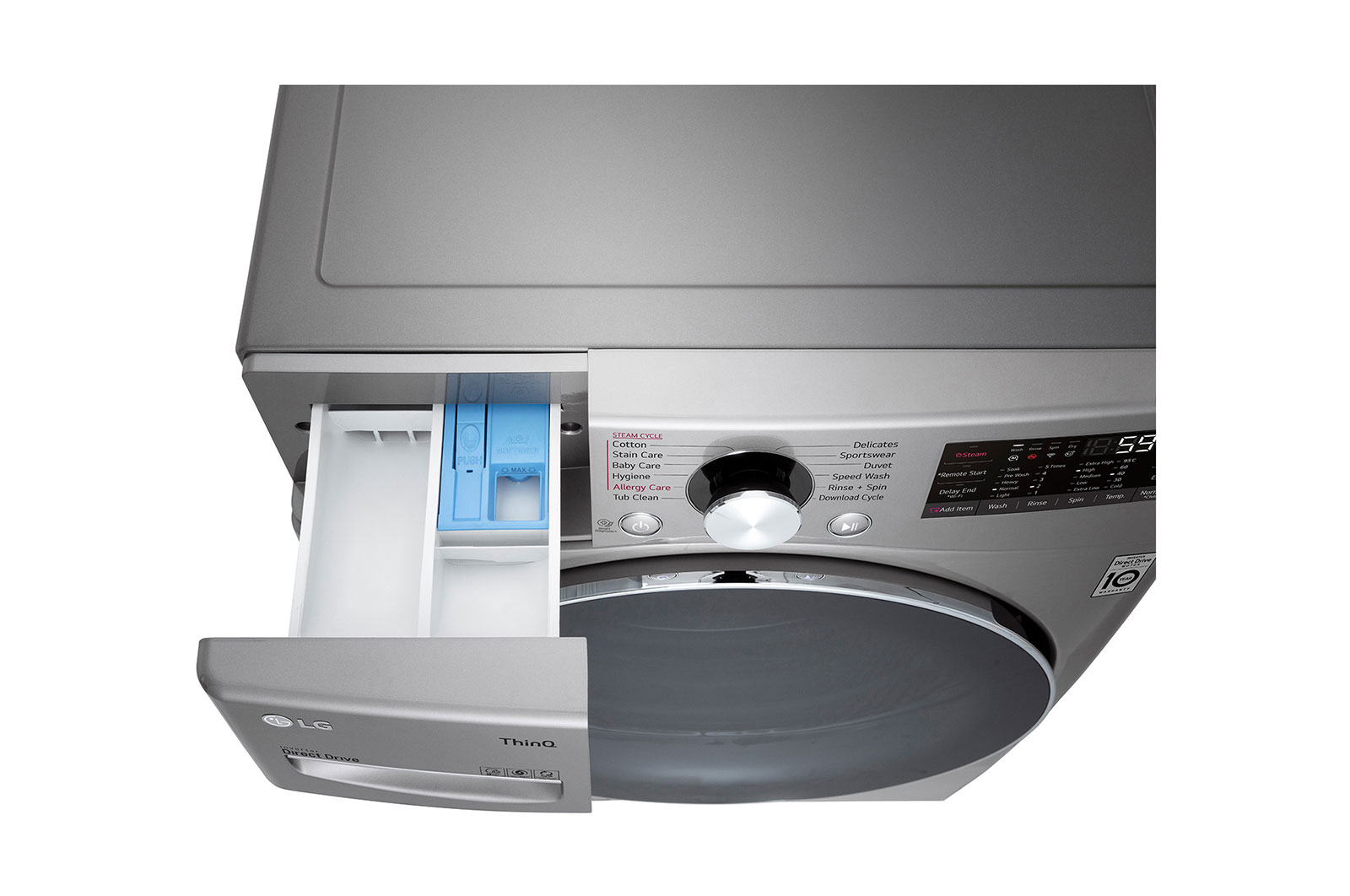 LG 14 kg Washer with 8 kg Dryer Front Load washing Machine , VCM  Colour, AIDD , Washer and Dryer In One,  Turbo Wash , Steam , Add Item ,  Inverter Direct Drive, Smart Diagnosis ,ThinQ™  , WS1408XMT