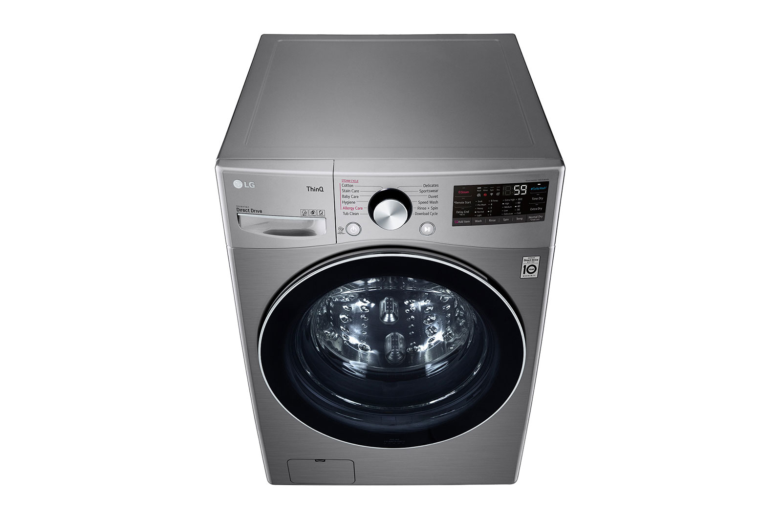 LG 14 kg Washer with 8 kg Dryer Front Load washing Machine , VCM  Colour, AIDD , Washer and Dryer In One,  Turbo Wash , Steam , Add Item ,  Inverter Direct Drive, Smart Diagnosis ,ThinQ™  , WS1408XMT