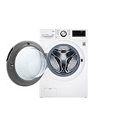LG 15 kg Washer with 8 kg Dryer Front Load washing Machine, White Colour, AIDD, Washer and Dryer In One, Turbo Wash, Steam, Add Item, Inverter Direct Drive, Smart Diagnosis, ThinQ™, WS1508WHT