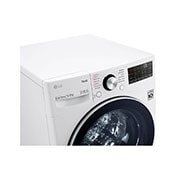 LG 15 kg Washer with 8 kg Dryer Front Load washing Machine, White Colour, AIDD, Washer and Dryer In One, Turbo Wash, Steam, Add Item, Inverter Direct Drive, Smart Diagnosis, ThinQ™, WS1508WHT
