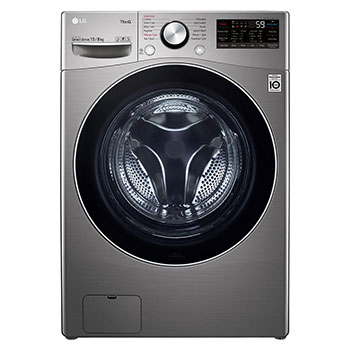 8 kg Dryer Front Load washing Machine , Silver AIDD LG Saudi