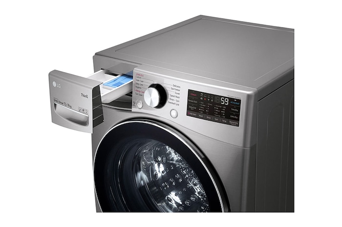LG 15 kg Washer with 8 kg Dryer Front Load | Turbo Wash | Steam | ThinQ™, WS1508XMT