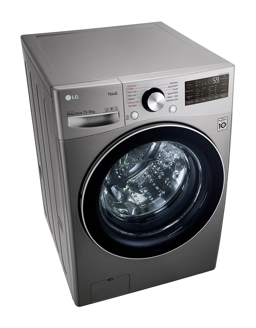 Front Load | washing Machine | Silver | AI DD | LG Saudi Arabia