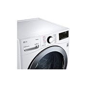 LG 17 kg Washer with 10kg Dryer Front Load washing Machine, White Colour, Washer and Dryer In One, Eco Hybrid, Turbo Wash ,True Steam , Add Item, 6 Motion DD, Inverter Direct Drive, Smart Diagnosis ,ThinQ™ , WS1710WHT