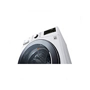 LG 17 kg Washer with 10kg Dryer Front Load washing Machine, White Colour, Washer and Dryer In One, Eco Hybrid, Turbo Wash ,True Steam , Add Item, 6 Motion DD, Inverter Direct Drive, Smart Diagnosis ,ThinQ™ , WS1710WHT