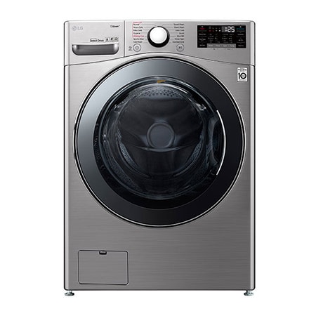  17 kg Washer with 10kg Dryer Front Load washing Machine , Stainless Silver Colour, Washer and Dryer In One, Eco Hybrid, Turbo Wash ,True Steam , Add Item , 6 Motion DD, Inverter Direct Drive, Smart D