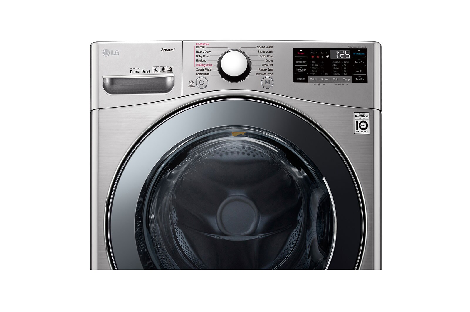 LG 19 kg Washer with 11 kg Dryer | Front Load | True Steam | ThinQ™, WS1911XMT